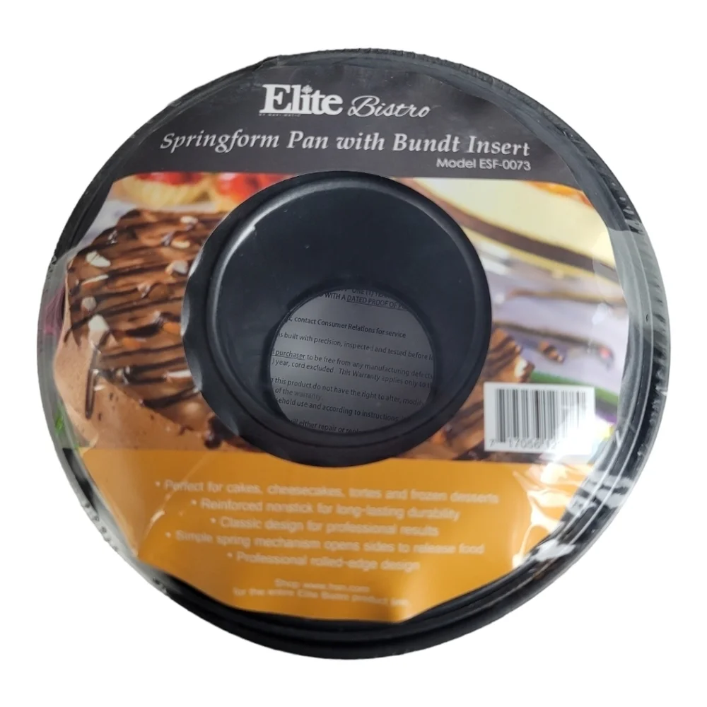 **NWT** Elite Bistro Springform Pan with Bundt Insert‎